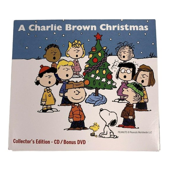 Peanuts A Charlie Brown Christmas Collector's Edtn CD & Bonus DVD of TV Special - Picture 1 of 12